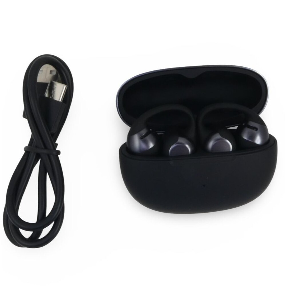 Shokz OpenDots ONE Open-Ear True Wireless Earbuds - Black